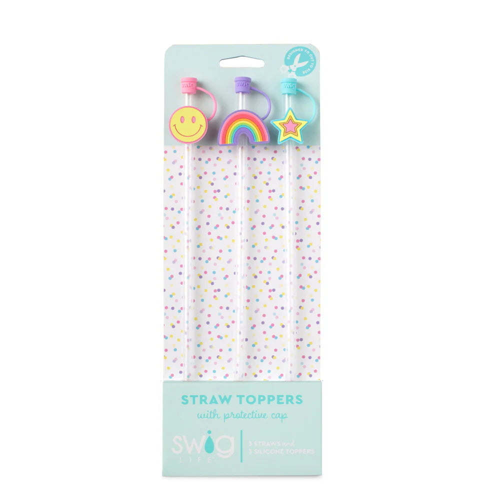 Oh Happy Day Straw Toppers