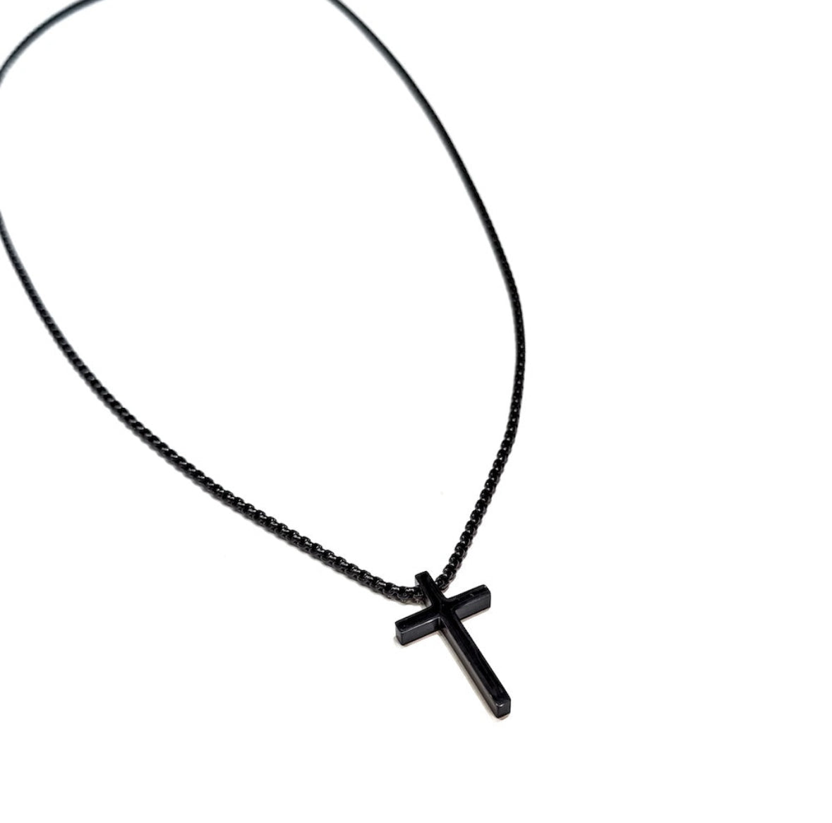 Gio L'uomo Mens Cross Necklace - WATERPROOF