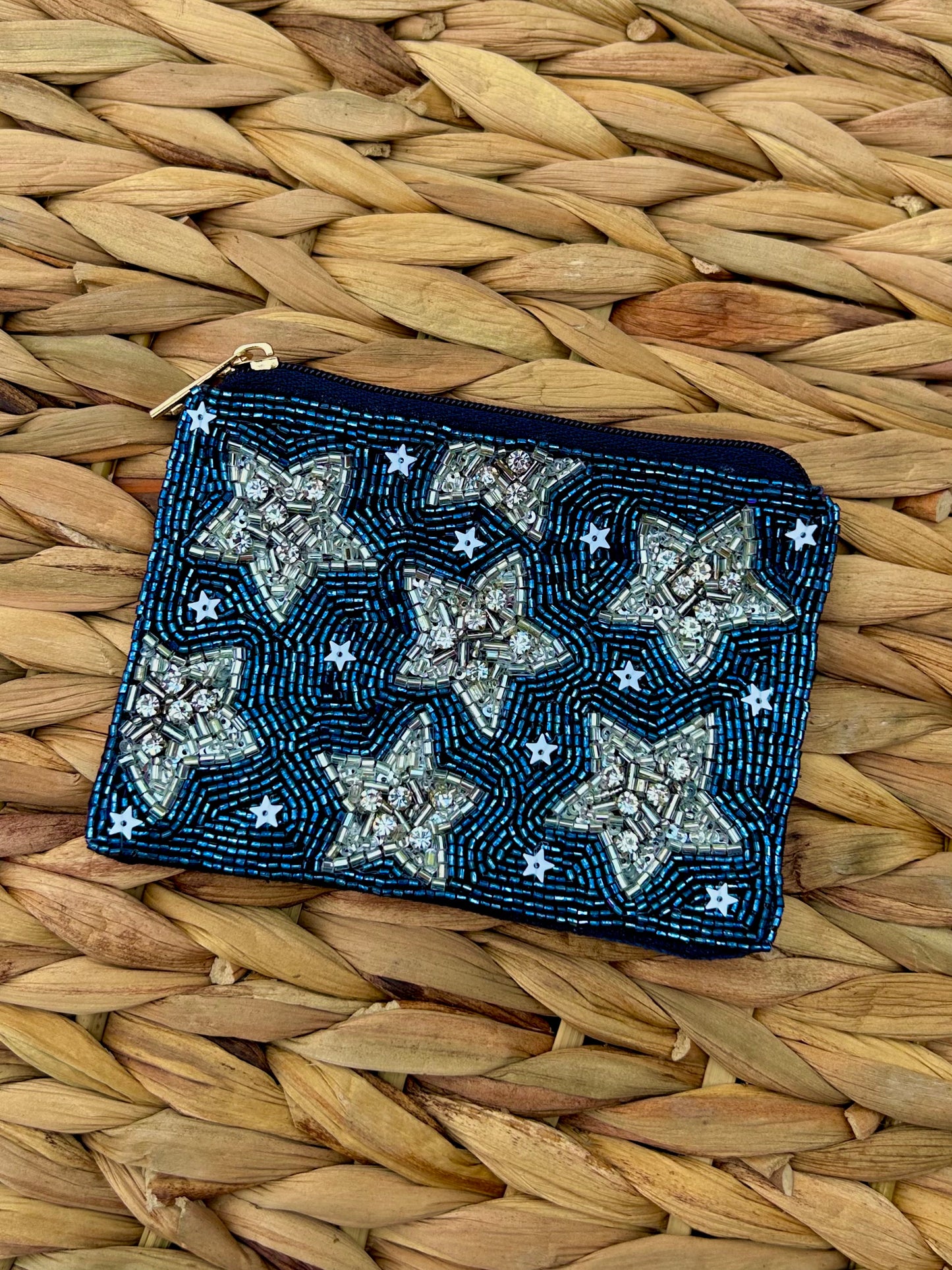 Star Beaded Coin Pouch