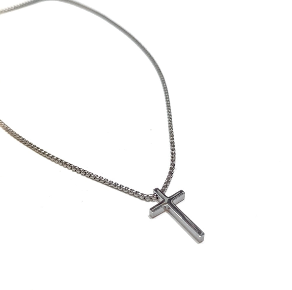 Gio L'uomo Mens Cross Necklace - WATERPROOF