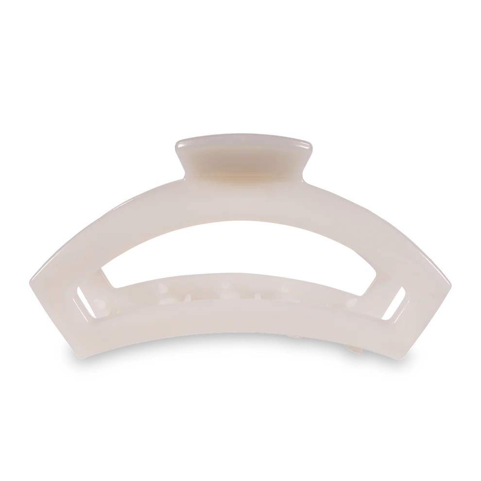 Open Coconut White Large Claw Hair Clip