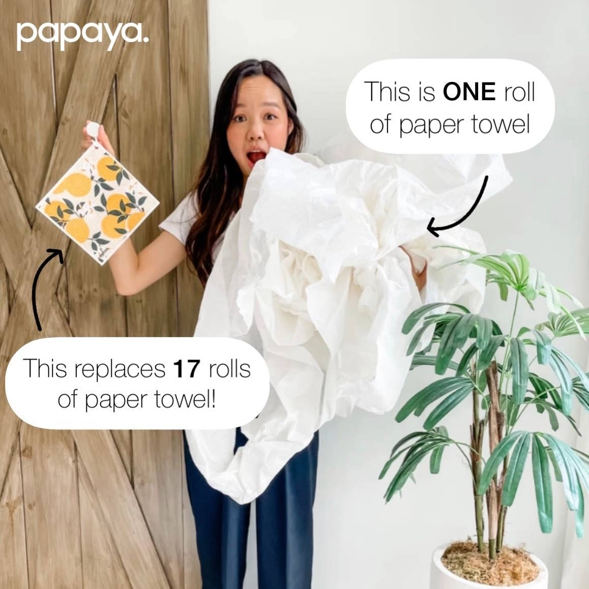 Call Me Twiggy Reusable Paper Towel