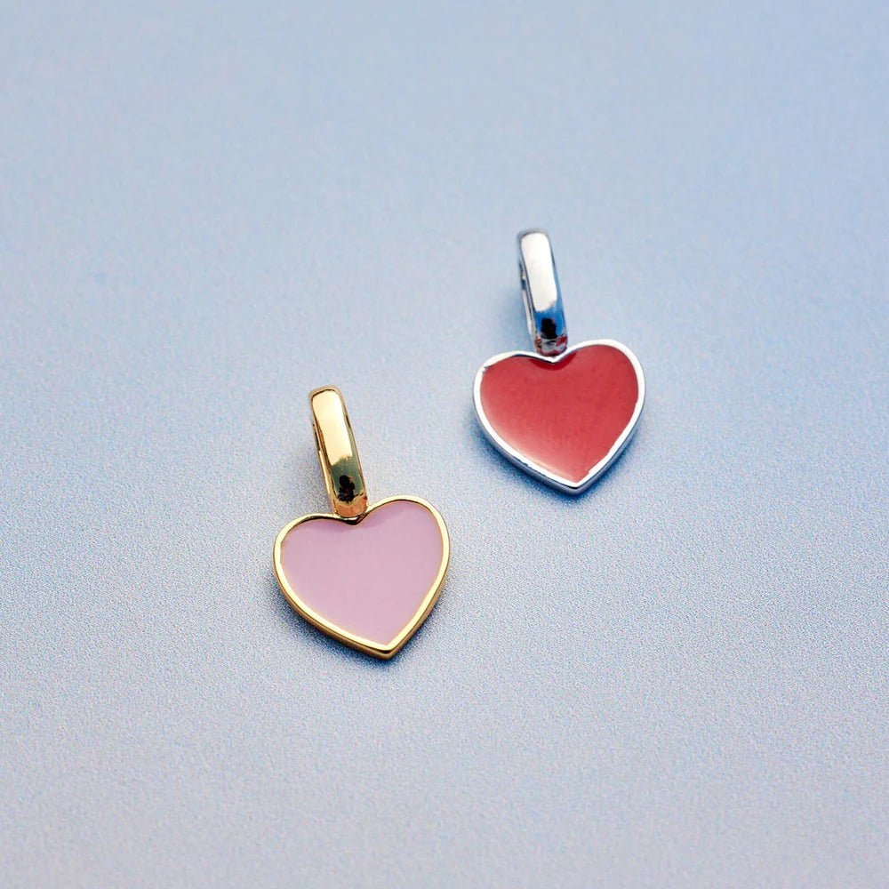Pura Vida Harper Enamel Heart Charm