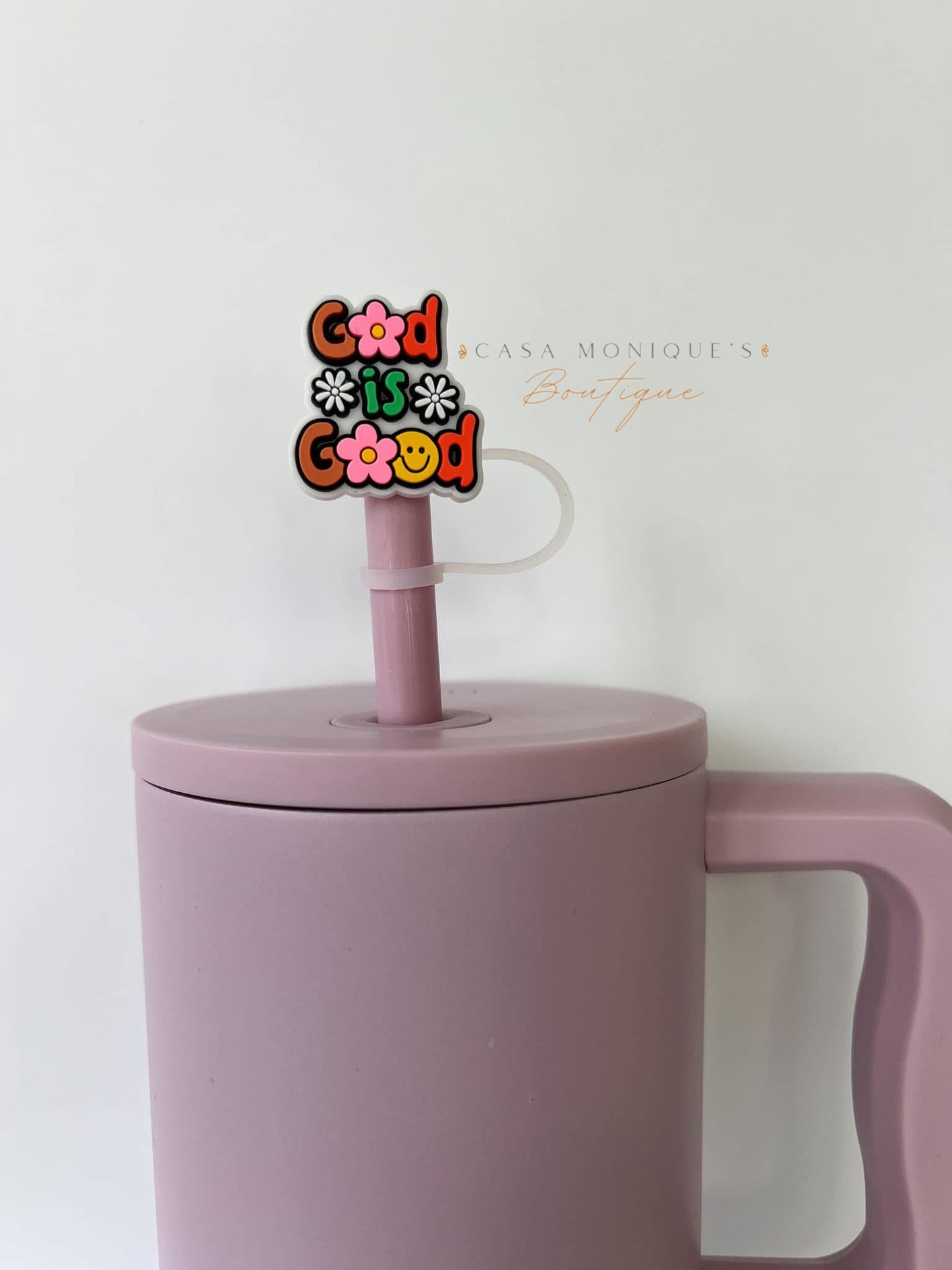 God is Good Straw Topper