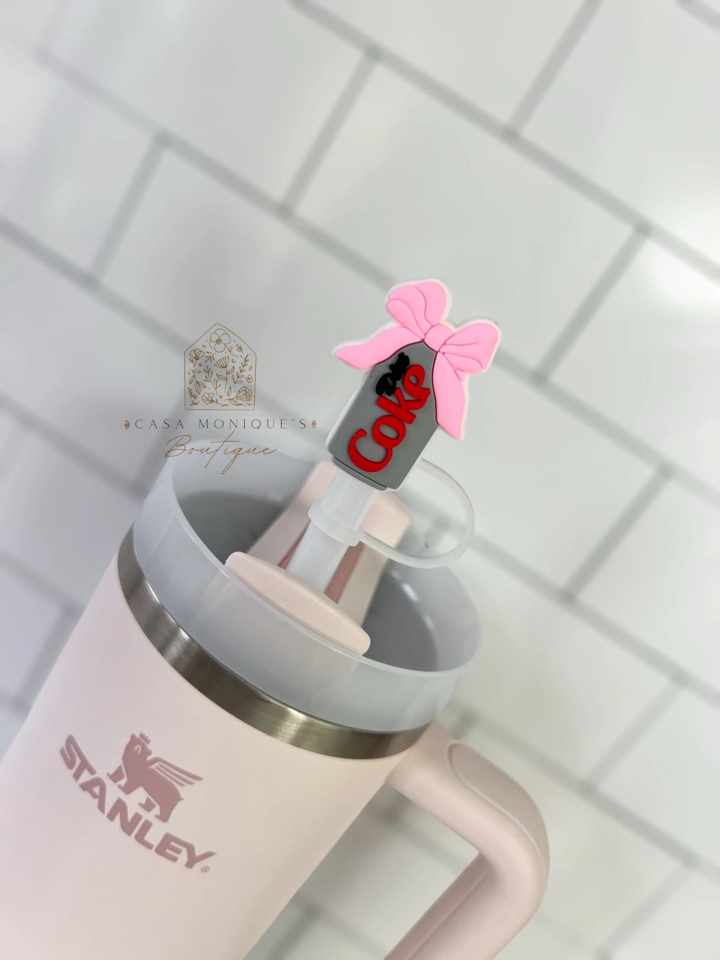 Coquette Soda Straw Topper