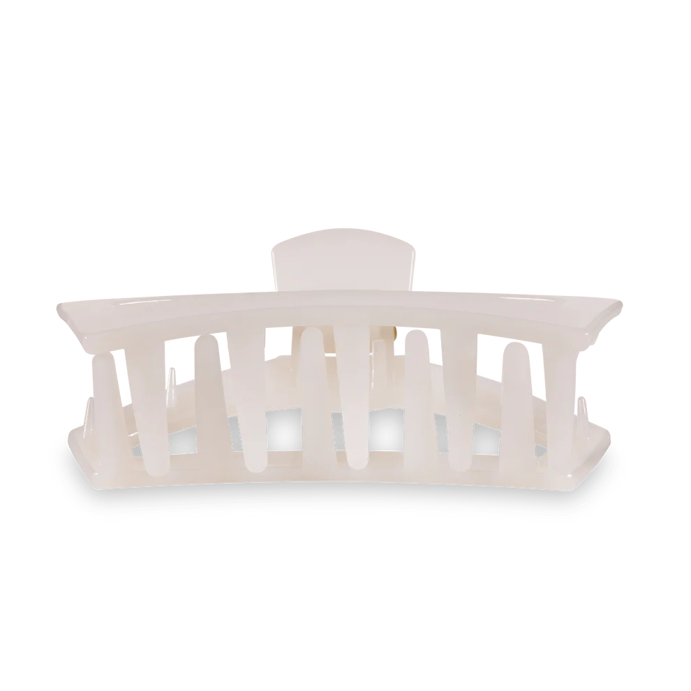 Open Coconut White Large Claw Hair Clip
