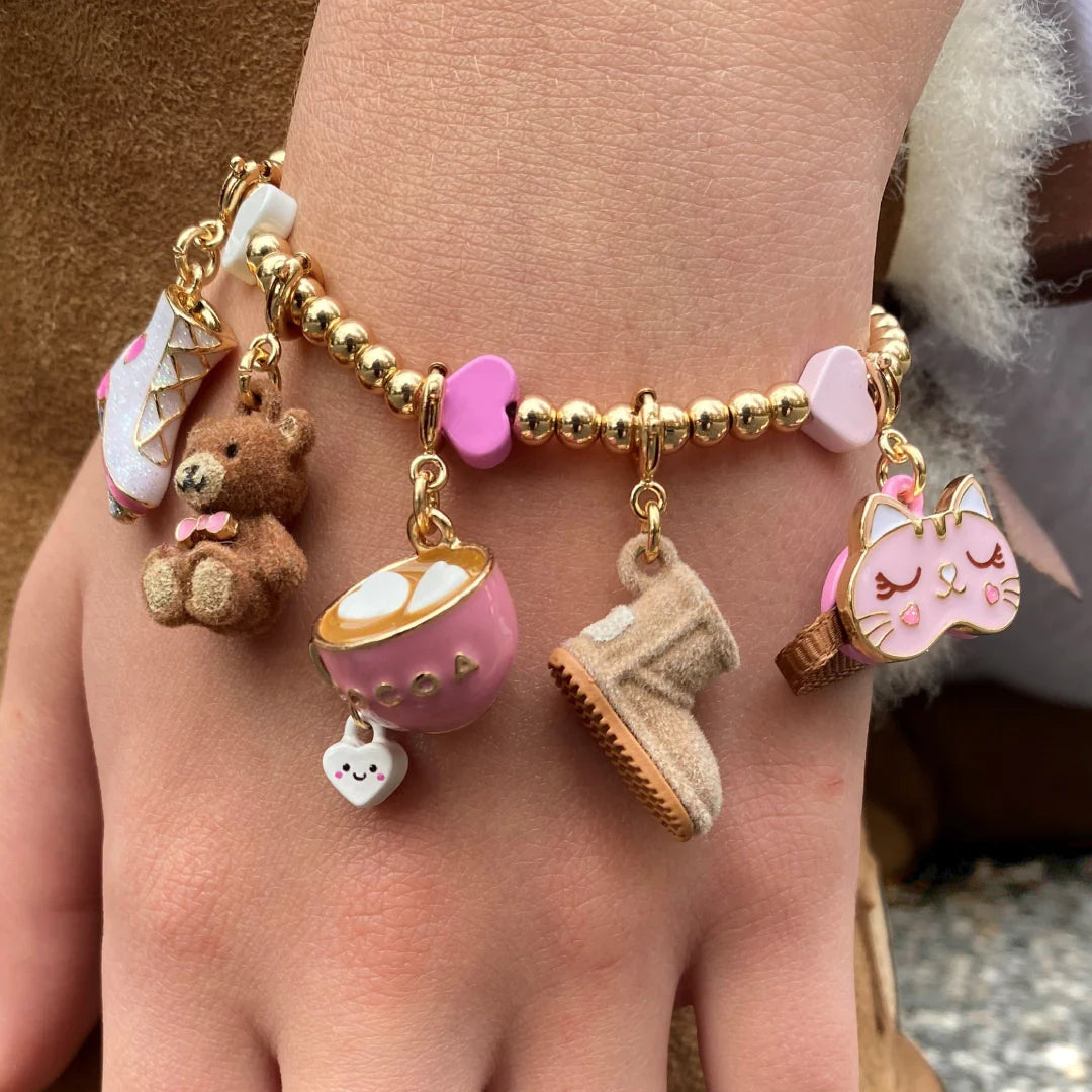 Fuzzy Bear Charm