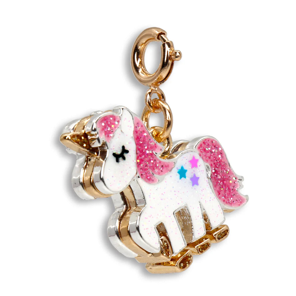 Glitter Unicorn Charm