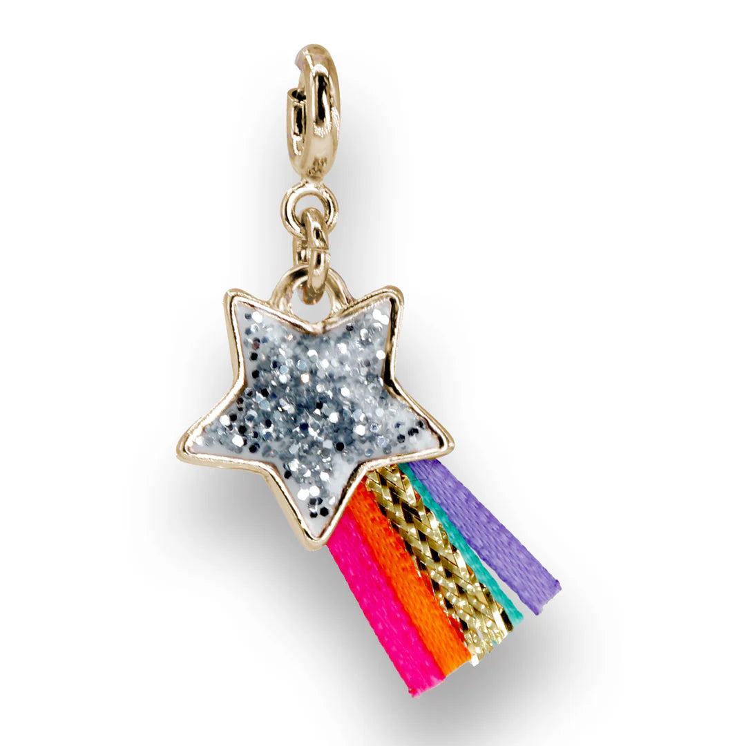 Glitter Shooting Star Charm