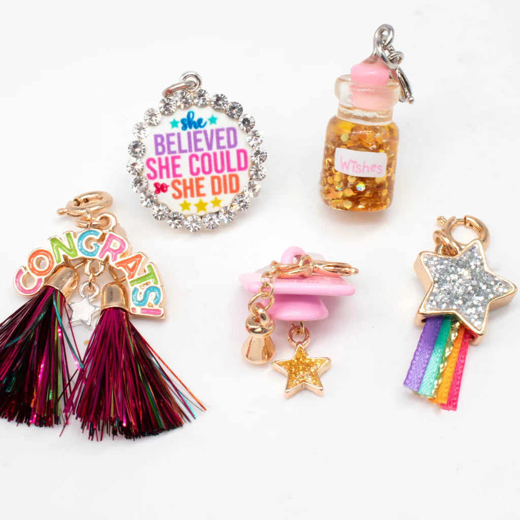 Glitter Shooting Star Charm
