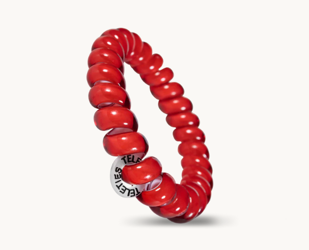 Scarlet Red Hair Ties