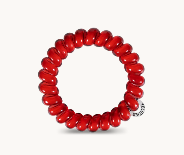 Scarlet Red Hair Ties