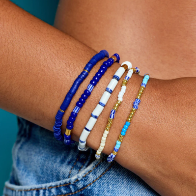 Pura Vida Surfrider Stretch Bracelet Set