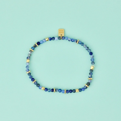 Pura Vida Surfrider Sea Stone Stretch Bracelet