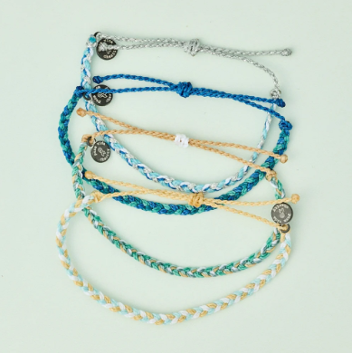 Pura Vida Calm Shores Mini Braided Bracelet