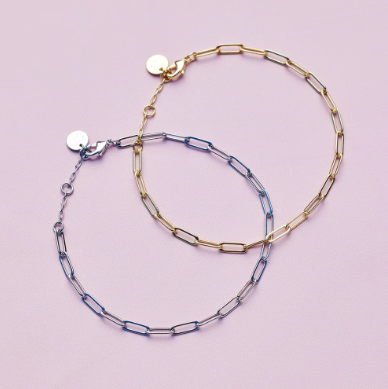 Pura Vida Harper Paperclip Chain Bracelet