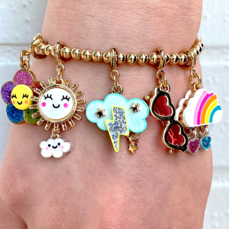 Gold Heart Sunglasses Charm