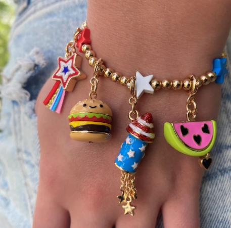 Gold Watermelon Charm