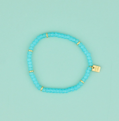 Pura Vida Surfrider Aqua Stretch Bracelet