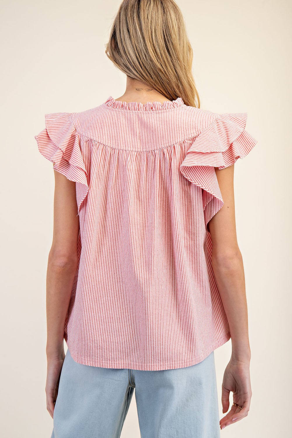 Tomato Stripe Top