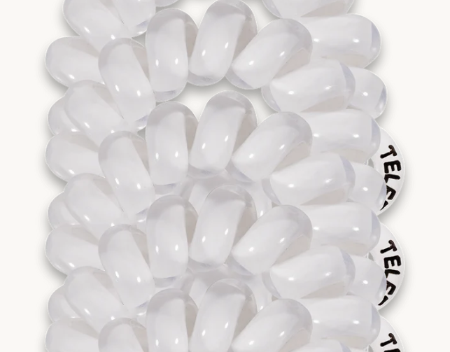 Coconut White Hair Ties