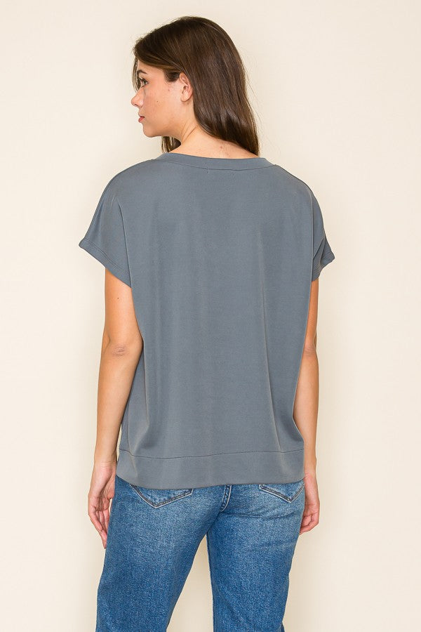 Sadie V-neck Lounge Top