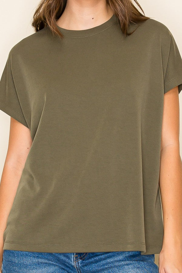 Sadie Round Neck Lounge Top