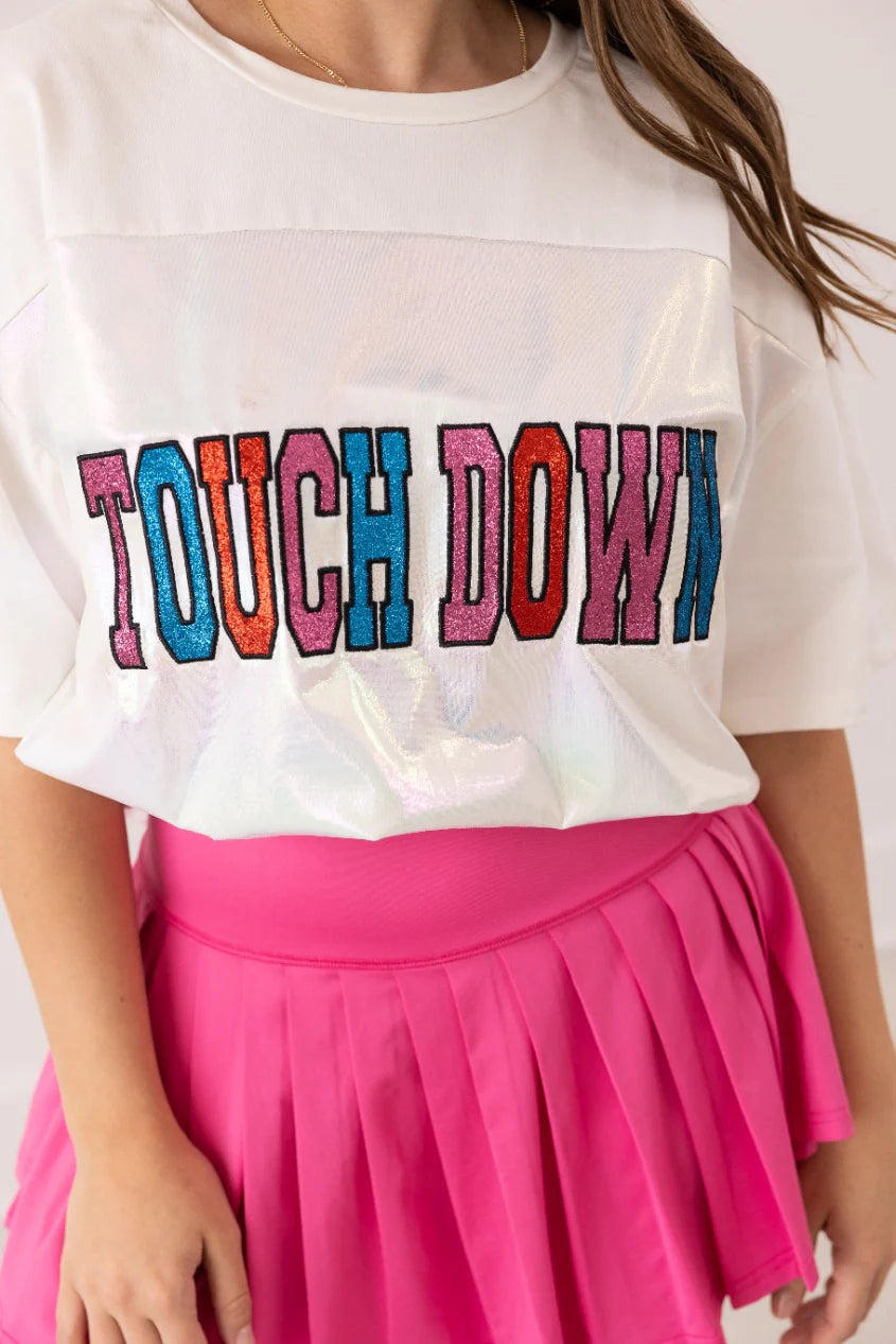 Shimmer Touchdown Tee