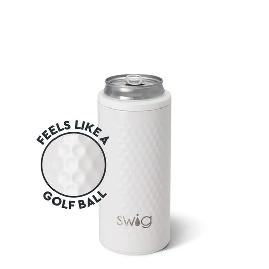 Golf Ball Skinny Can Cooler 12oz