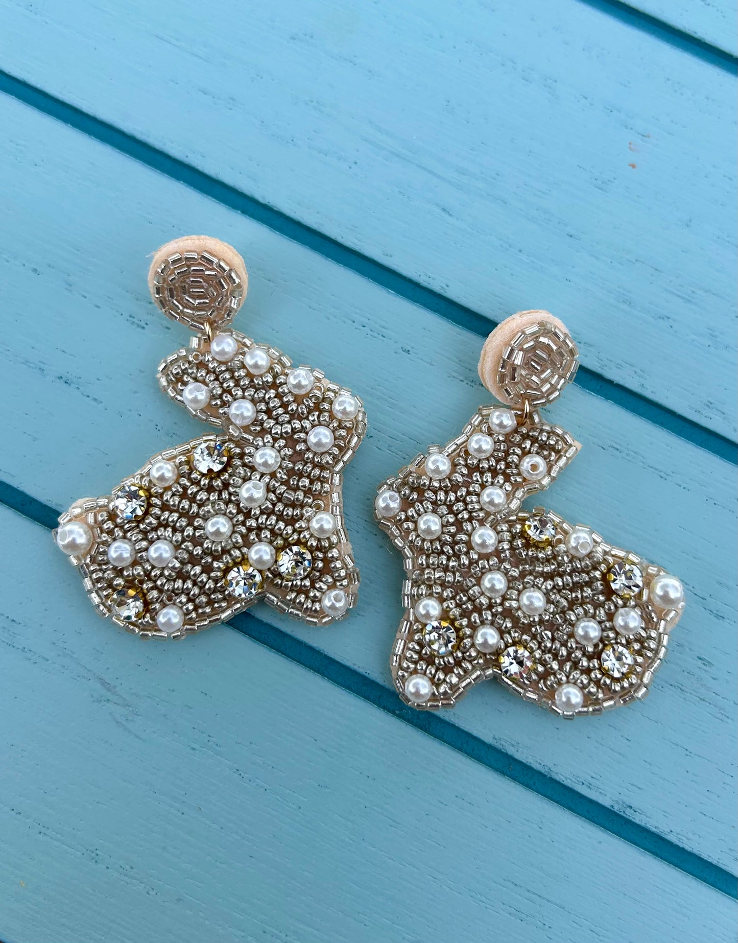 Pearl Bunny Earrings
