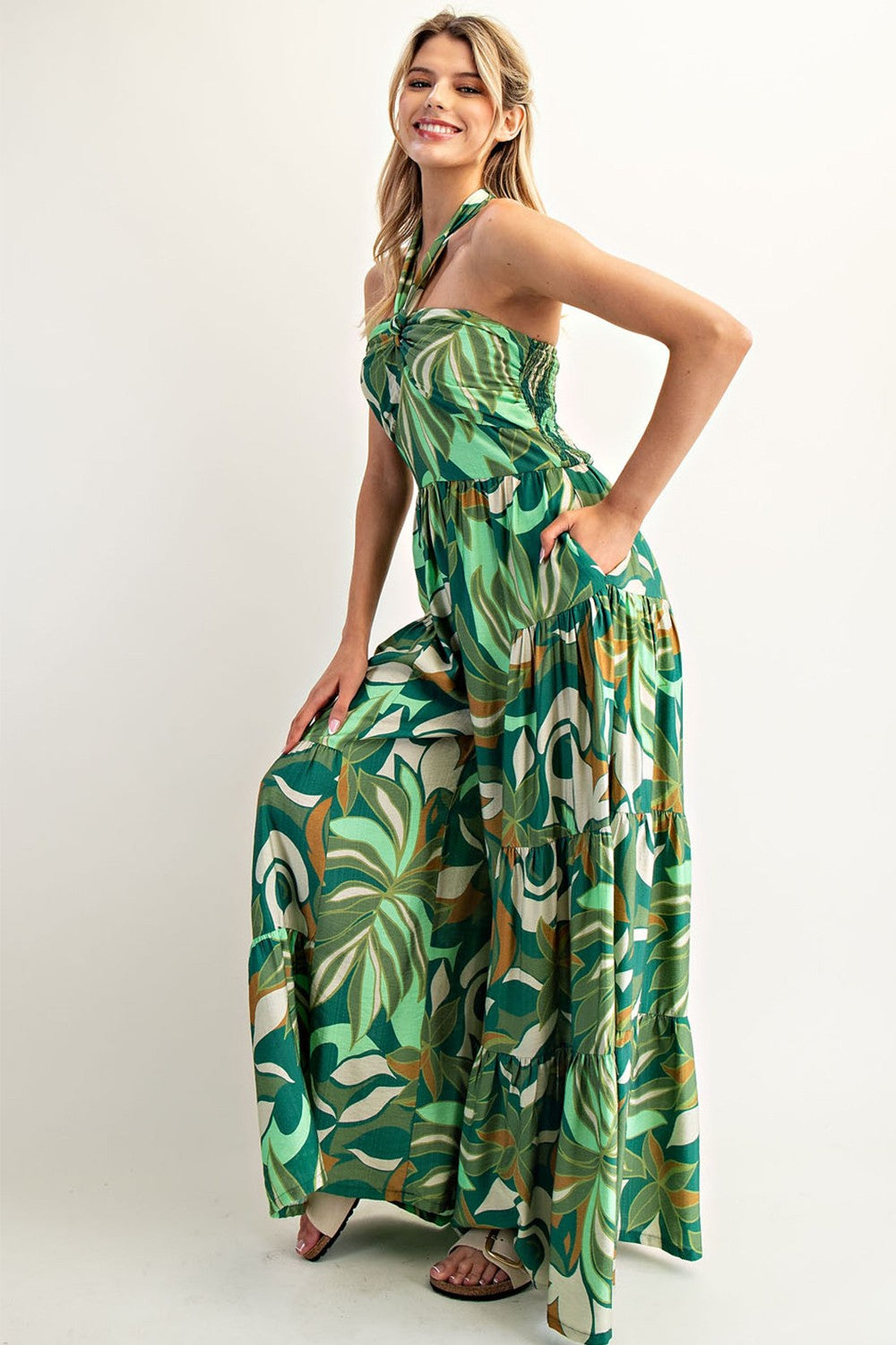 Erin Tropical Jumpsuit