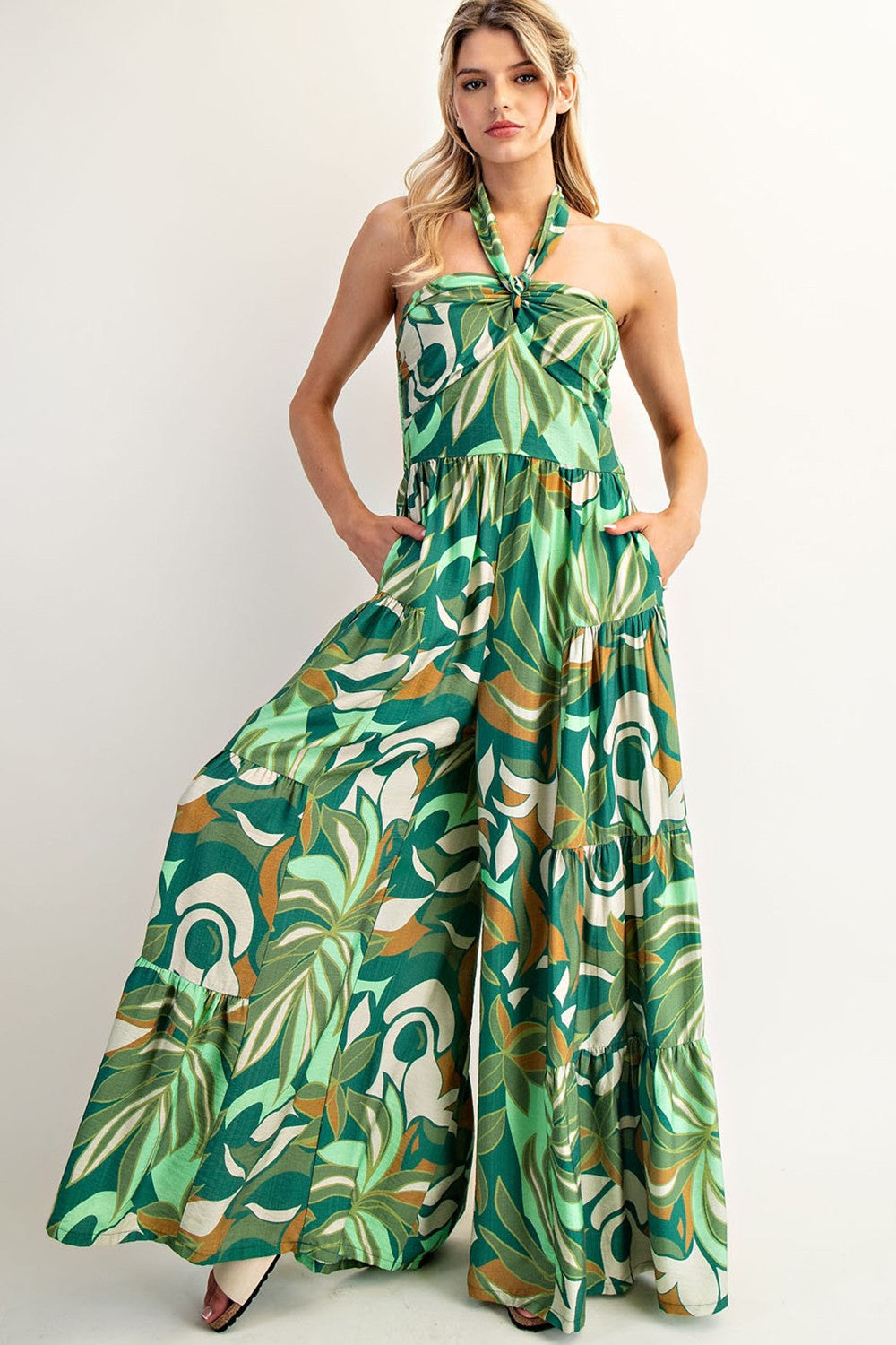 Erin Tropical Jumpsuit