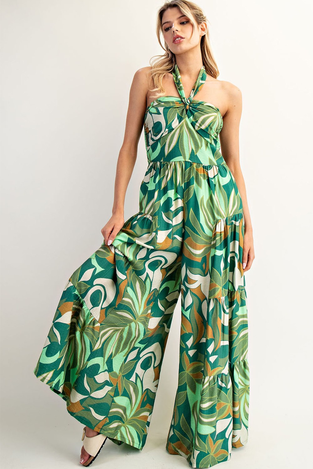 Erin Tropical Jumpsuit
