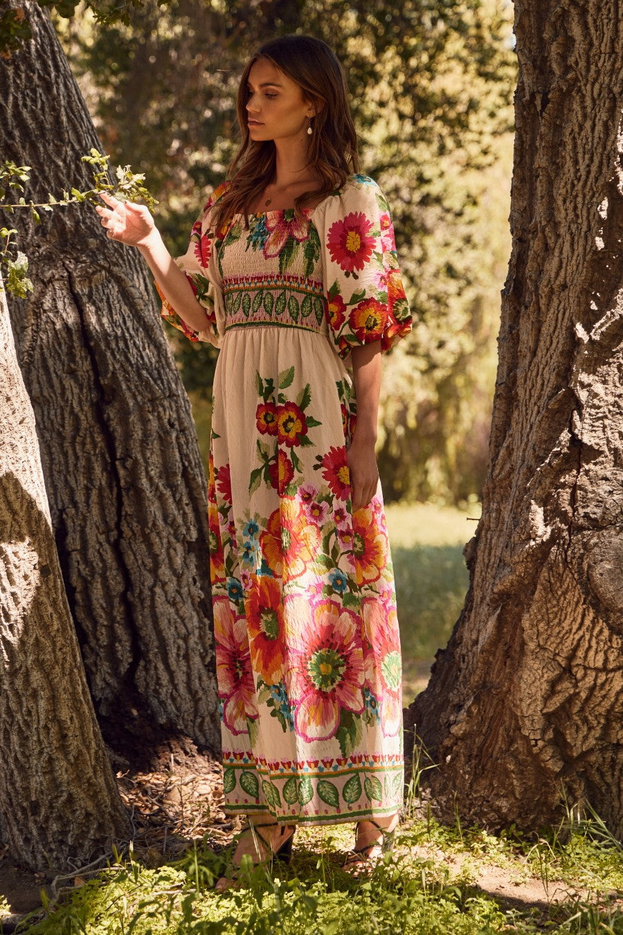 Wild Bloom Maxi Dress