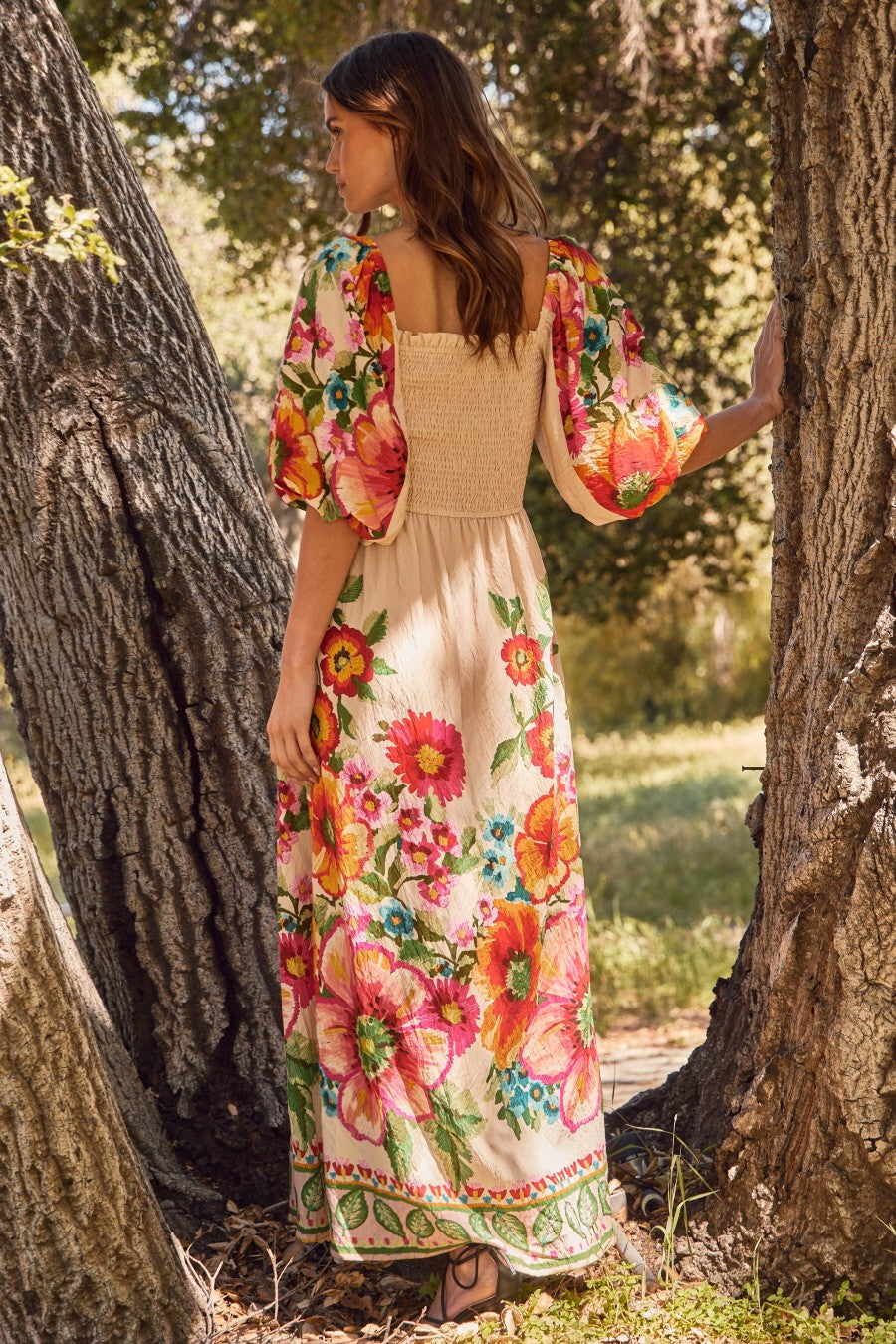 Wild Bloom Maxi Dress
