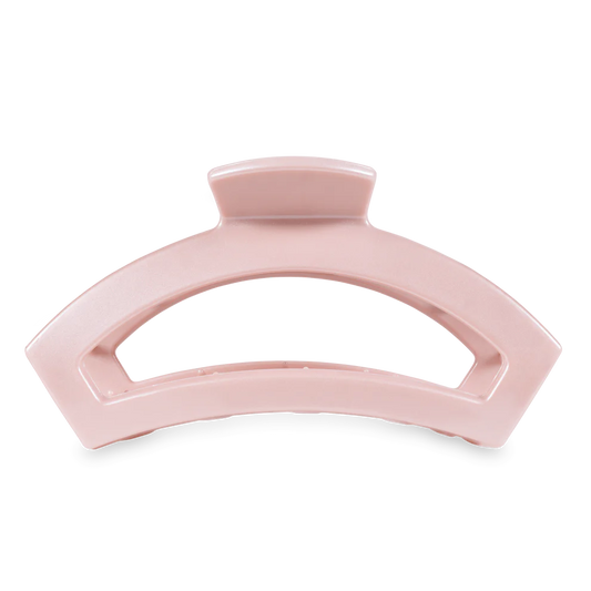 Open Pearly Pink Large Claw Hair Clip