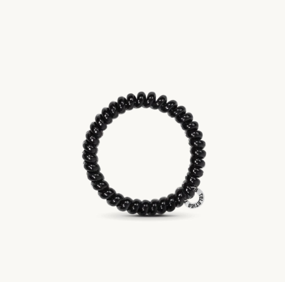 Jet Black Hair Ties