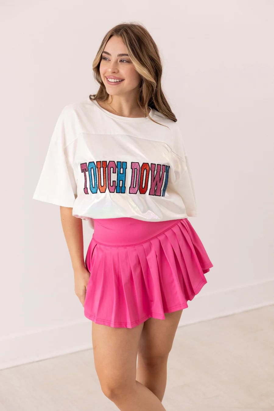 Shimmer Touchdown Tee