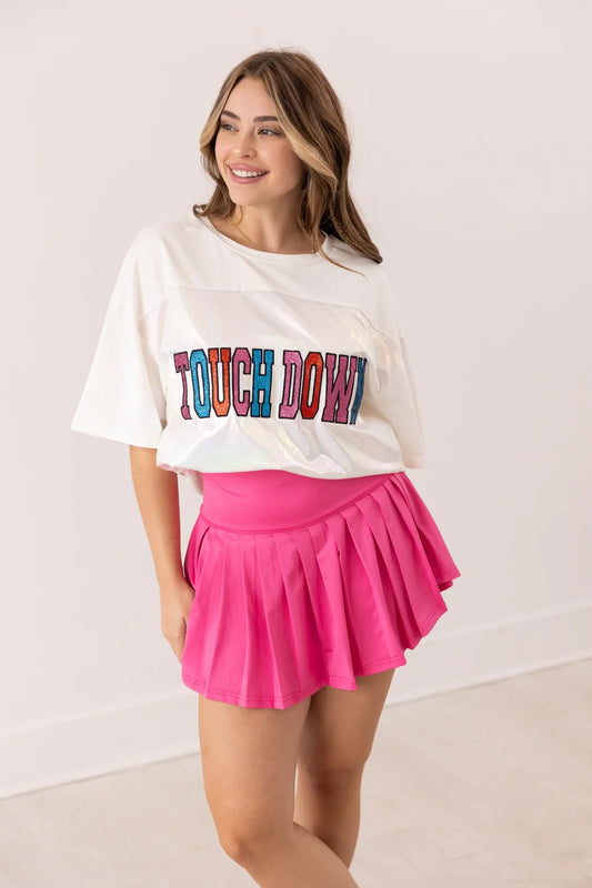 Shimmer Touchdown Tee