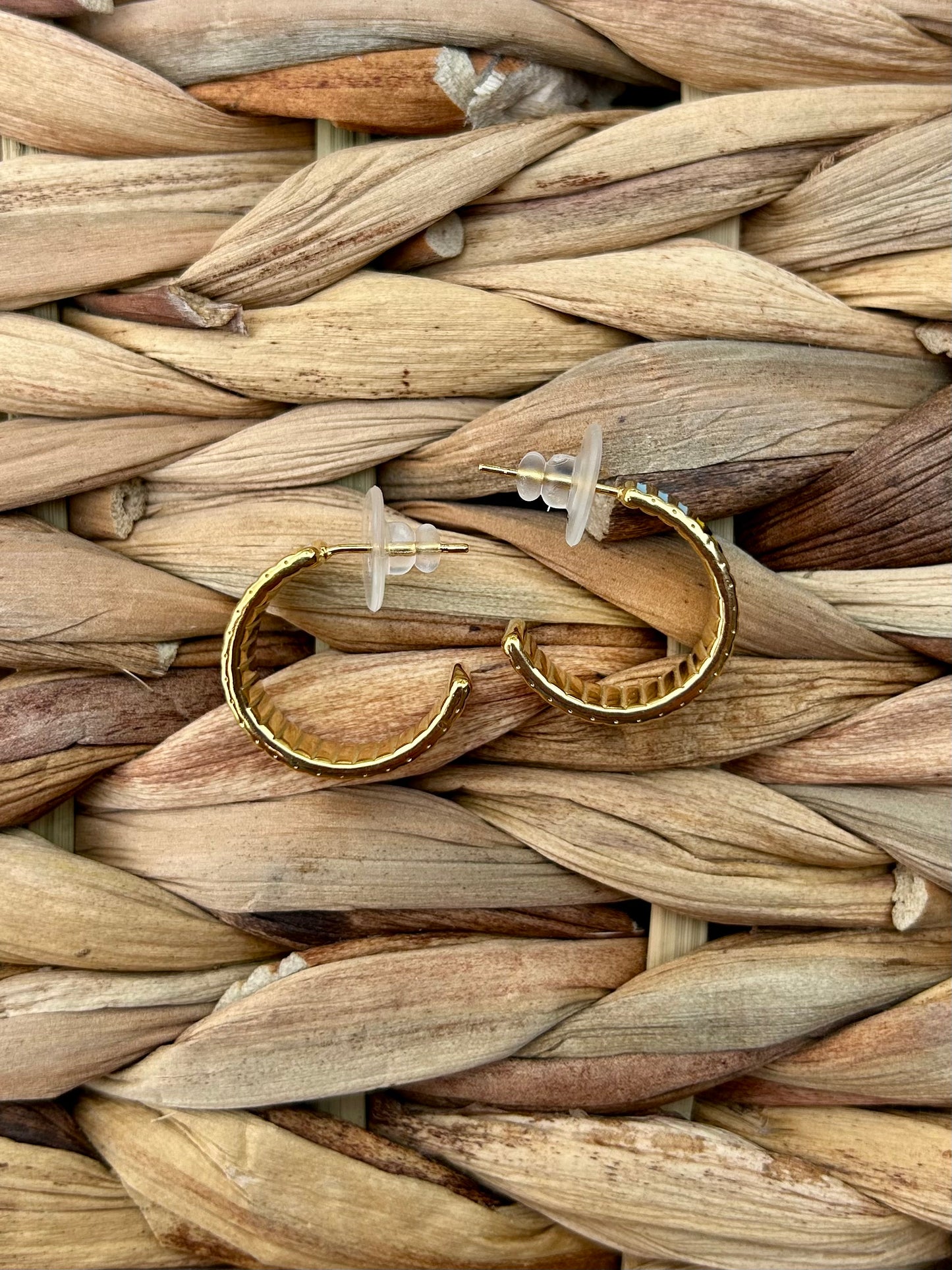 Boardwalk Gold Hoop Earrings