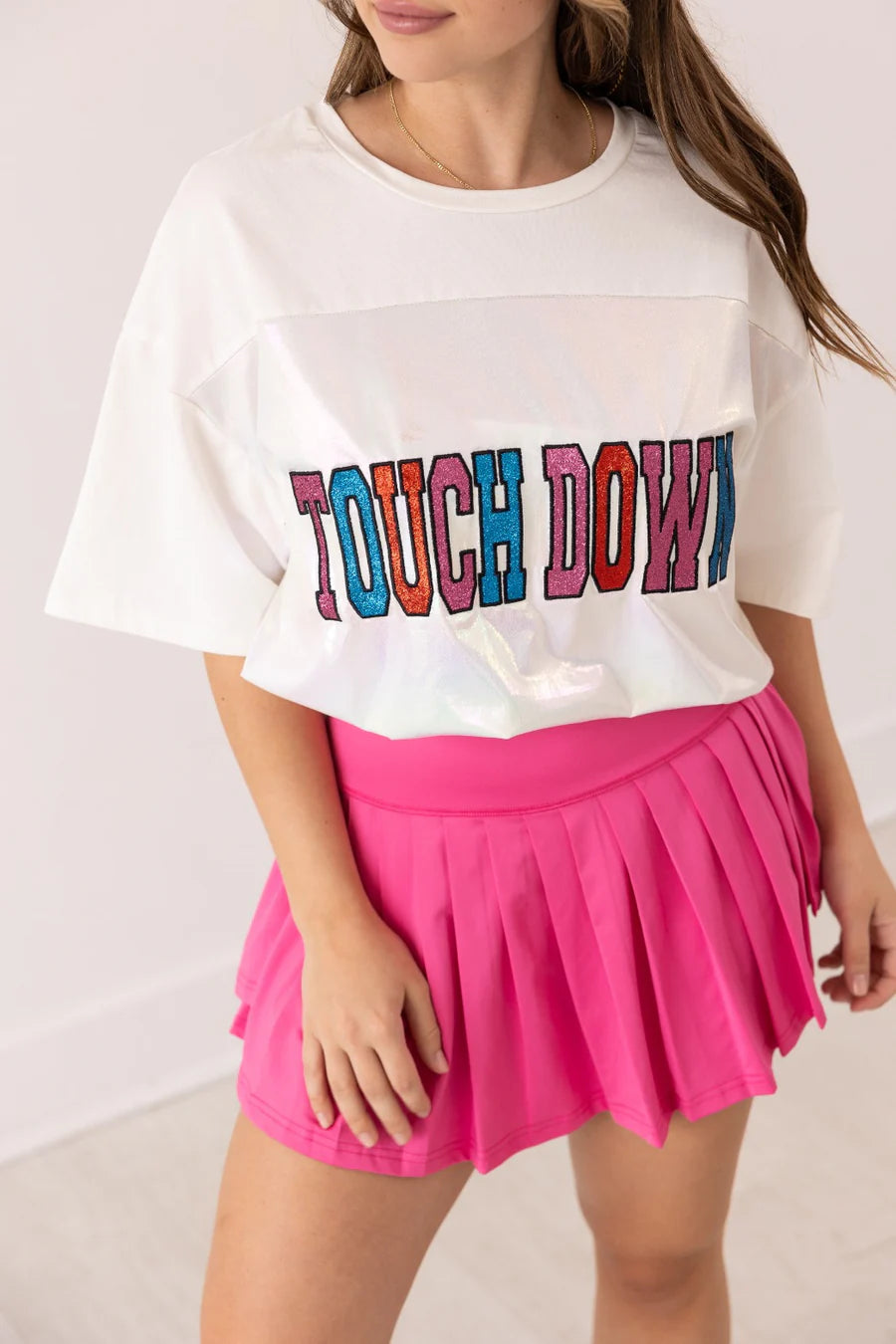 Shimmer Touchdown Tee