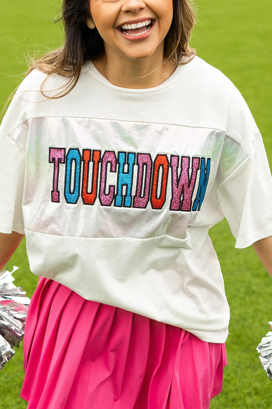 Shimmer Touchdown Tee