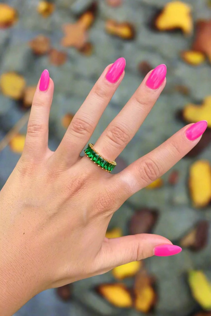 Emerald Diamond Ring