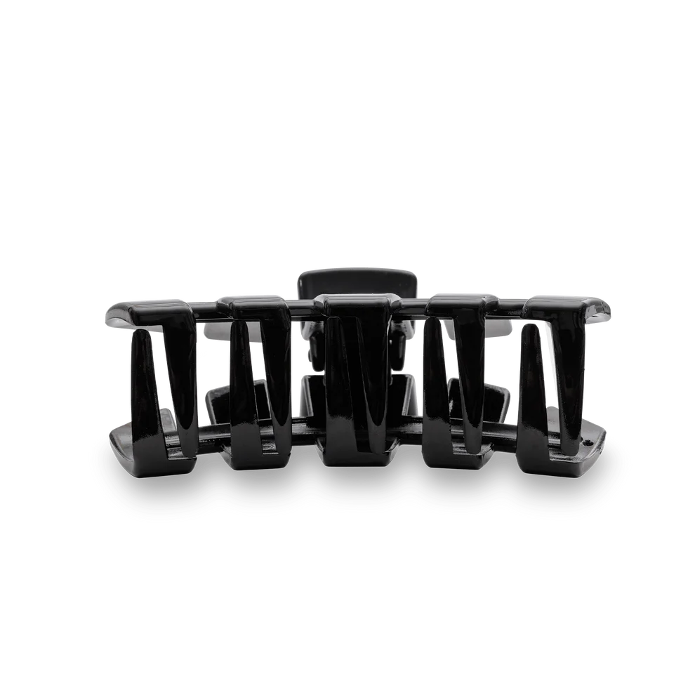 Classic Jet Black Large Claw Hair Clip