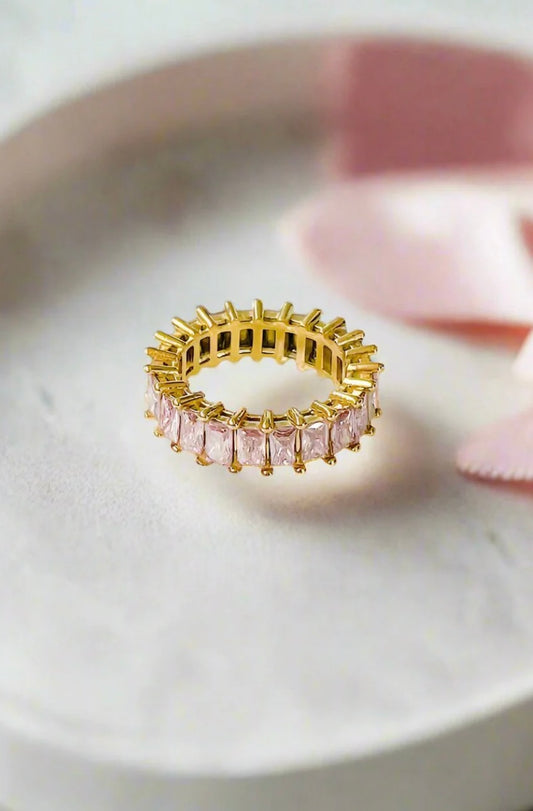 Pink Diamond Ring