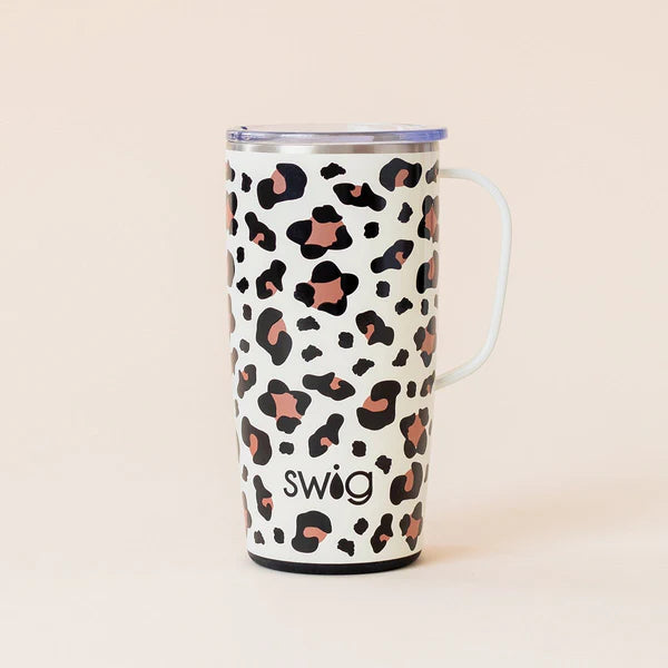 Luxy Leopard Travel Mug 22oz