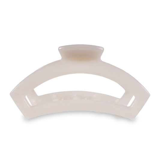 Open Coconut White Large Claw Hair Clip
