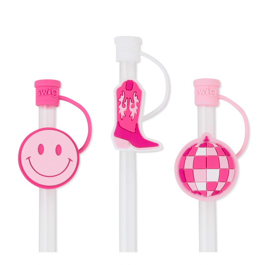 Let's Go Girls Straw Toppers