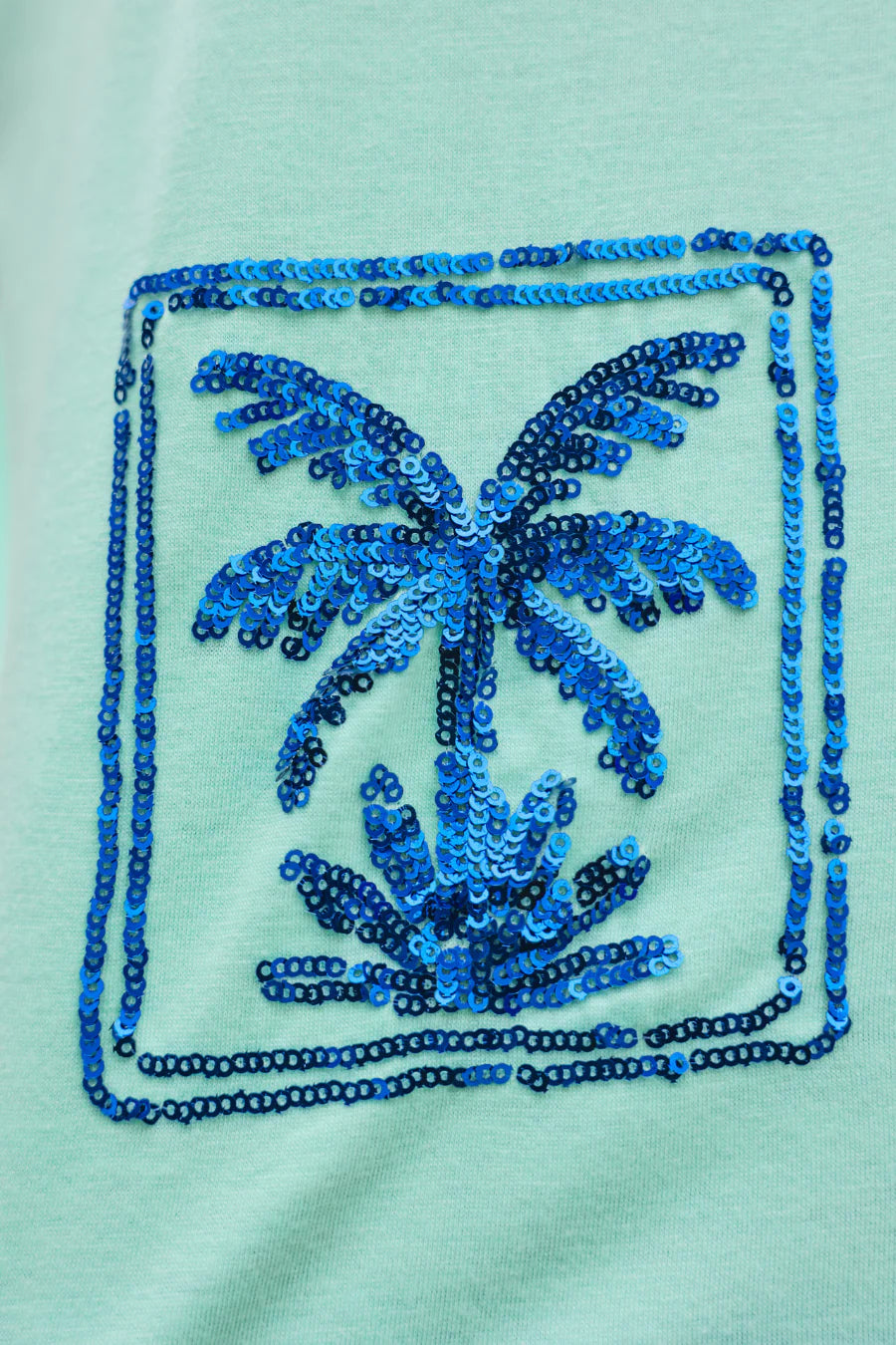 By The Sea Sequin Patch Top