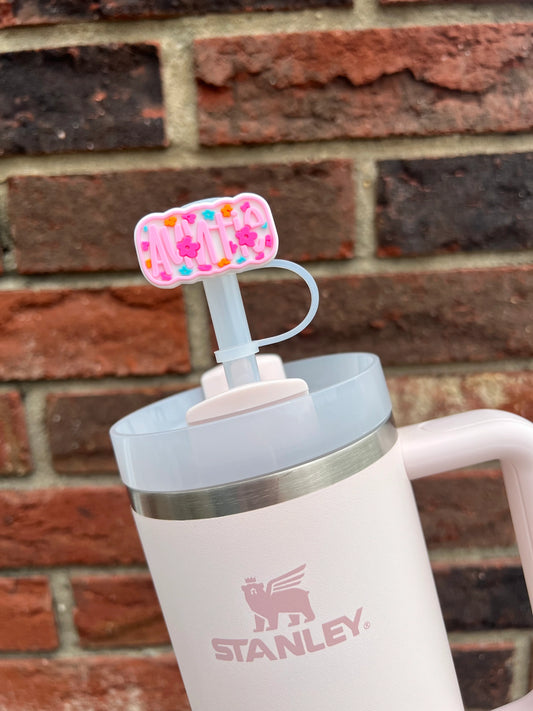 Auntie Daisy Straw Topper